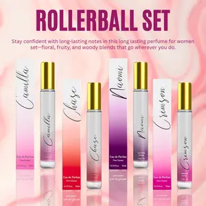 Regal Fragrances Women’s Perfume Rollerball Gift Set | 4 Scents | Travel Size 10ml Each