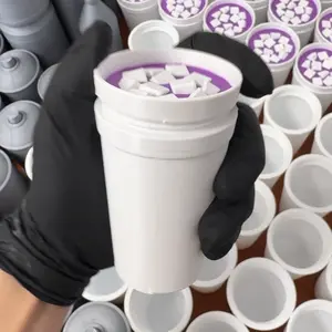 Double cup stash with screwable lid