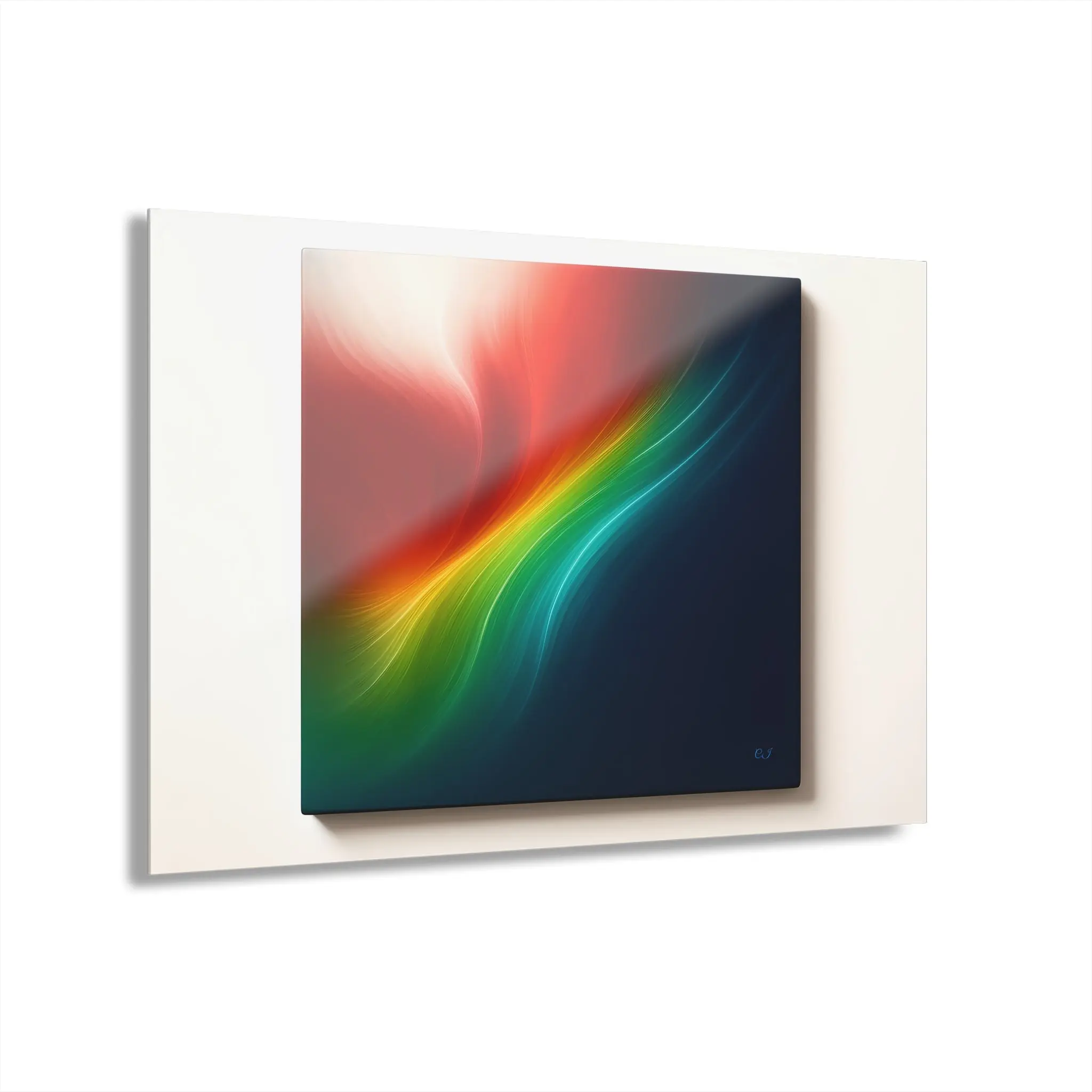 Colorful Acrylic Wall Art Print - Modern Home Decor, Abstract Design, Vibrant Gradient, Colorful Artwork for Living Room, Gift Idea