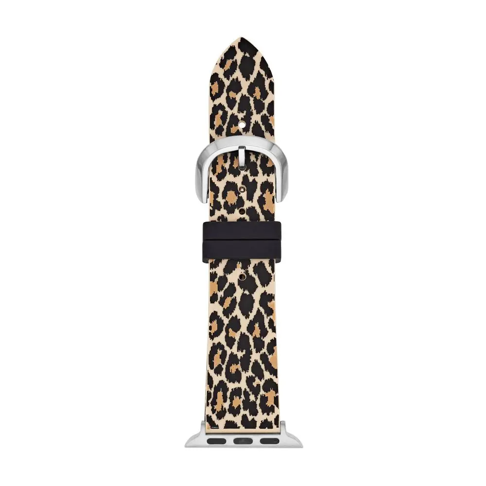 Kate Spade New York Apple Watch Silicone Band Strap Leopard Print 38/40mm