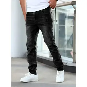 Men's Stretch Slim Jeans - Soft, breathable, high-stretch fabric, casual street style, perfect for outdoor activities