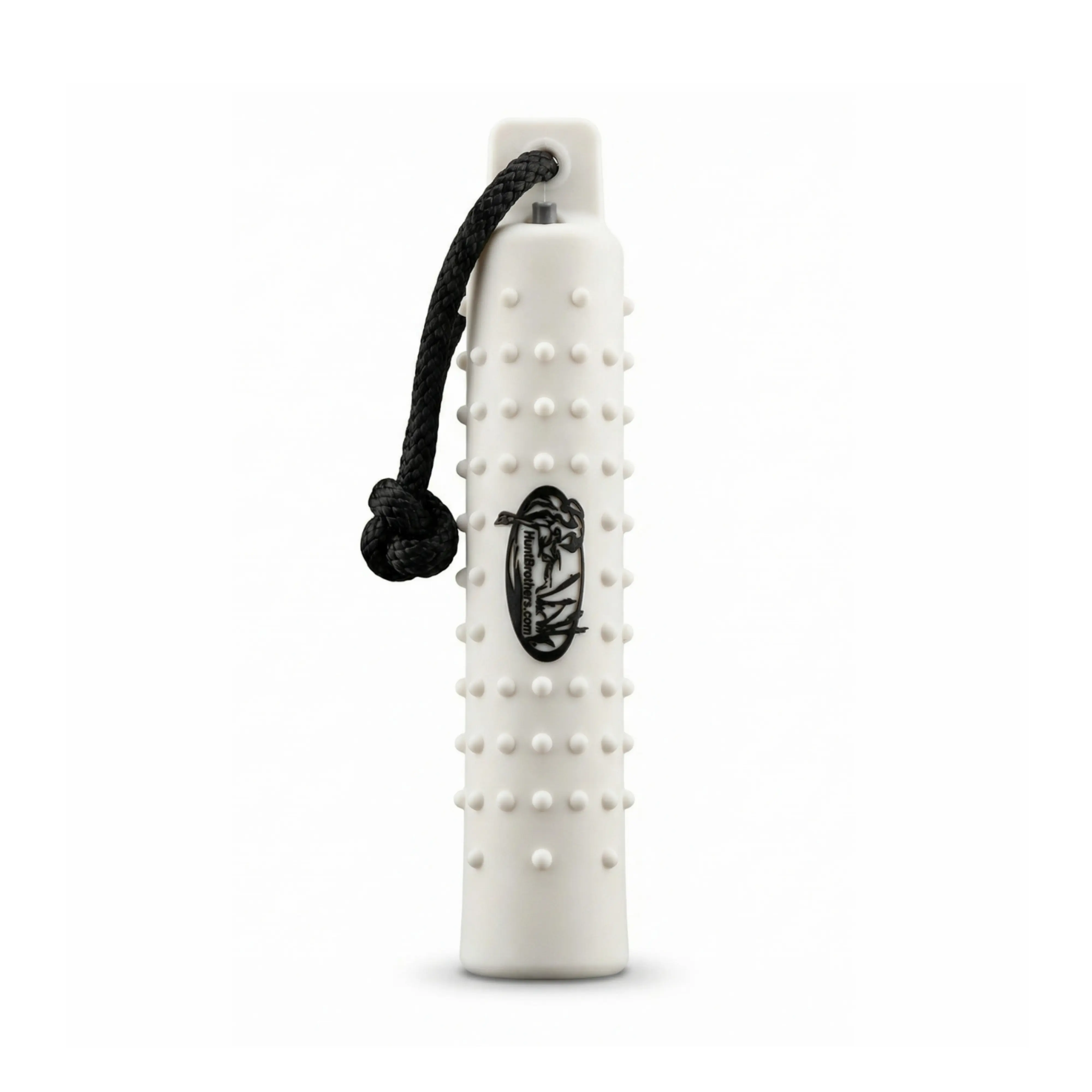 HuntEmUp 2 inch Plastic Dog Training Bumper with Valve White