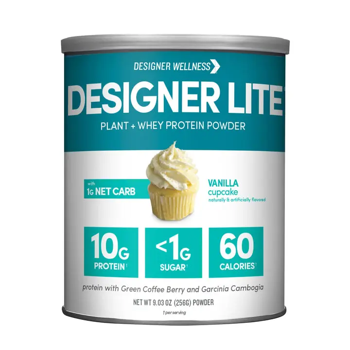 Designer Lite Protein Powder, Vanilla Cupcake, 9.03oz