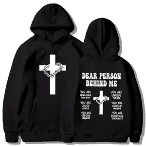 Dear Person Behind Me 2-Sides Hoodie, Sweatshirt for All Season, Casual Christian 2-Sides T-Shirt, Gift for Women Men
