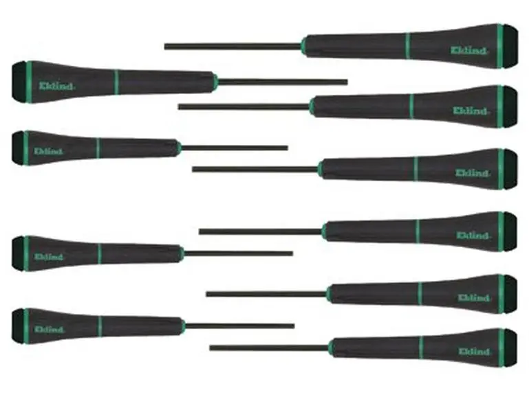 Eklind Tool 269-92200 10Pc Torx T3-T20 Screwdriver Set, Screwdriver Bits, Precision Screwdriver, Ergonomic Soft Grip, Oil And Chemical Resistant
