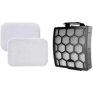 Filter Kit for Shark Navigator Lift-Away ADV LA300 LA301 LA322 LA360 LA362 + Rotator ADV DuoClean PowerFins Upright Vacuum with Self-Cleaning Brushroll LA500 LA502 LA700 LA702 XFFK320 XHF320
