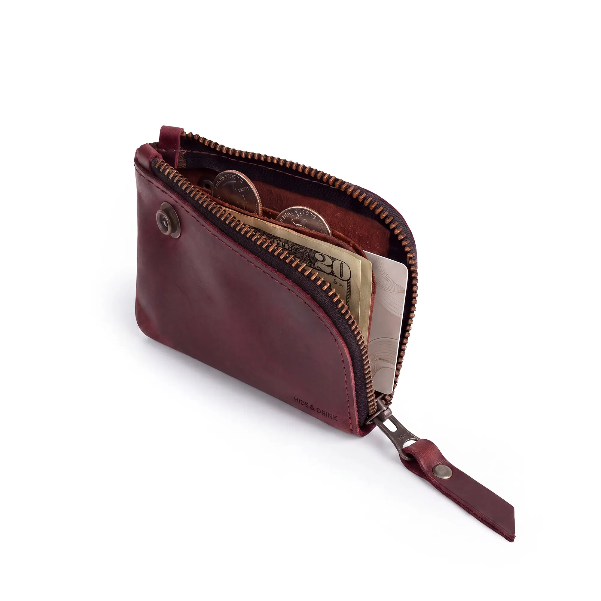 Lion's Mane Zippered Wallet