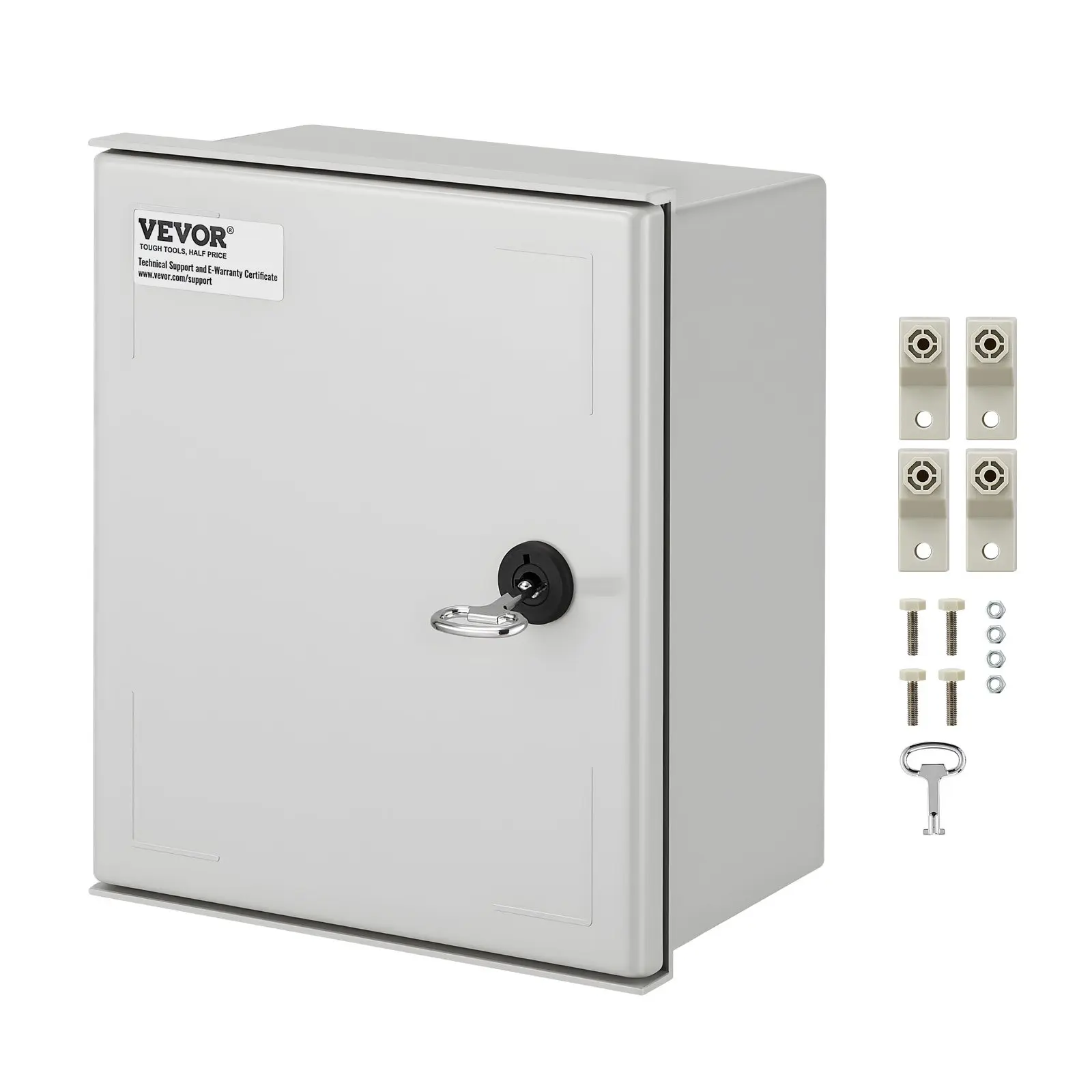 【DealsForYouDays】VEVOR NEMA Electric Box, 12x10x6 inch (30x25x14 cm) NEMA 4X Fiberglass Electric Enclosure, IP66 Waterproof Dust-Resistant, Includes Mounting Plate, Suitable for Outdoor & Indoor Use, Father's Day Gift, 12 X 10 X 6 Inch