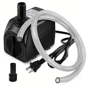 Powerful 10W Submersible Pump, Aquarium Pump with 160GPH Aquarium Flow Rate and 3.3 Feet Tubing for Aquariums, Fish Tanks, Ponds, Fountains, Pet Supplies