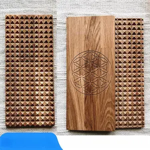 Wooden Acupoint Press Sandu Board Wooden Yoga Board Meditation Yoga Practice Board acupuncture and moxibustion Massage Relaxation Board, Body Care