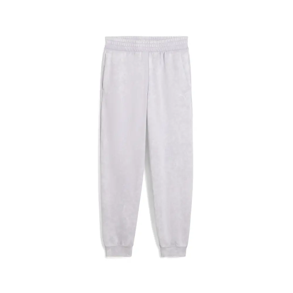 PUMA Womens Essentials Elevated Comfort Wash Sweatpants Casual - Purple