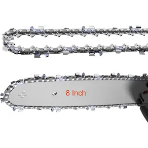 8 Inch  Chain 3/8"LP Pitch, 33 Drive Links - Low-kickback Replacement  Chain, Fits Ryobi, Echo, Poulan,  and