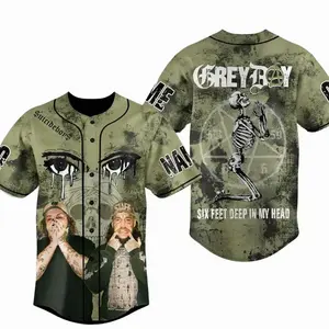 Greyday Tour 2025 Merch Shirt, uicideboys Inspired Jersey, Custom Unisex Tour Gift Jerseys, Tour 2026 Shirt For Fan, Streetwear Music Shirt baseball jersey