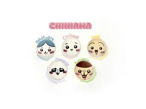Chiikawa 55 mm Soft Plush Buttons