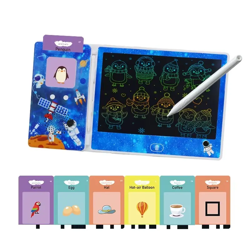 Talking Flash Cards for Toddlers | Educational Learning Toy | Speech & Language Activity | Sensory Learning Toy | LCD Writing Tablet
