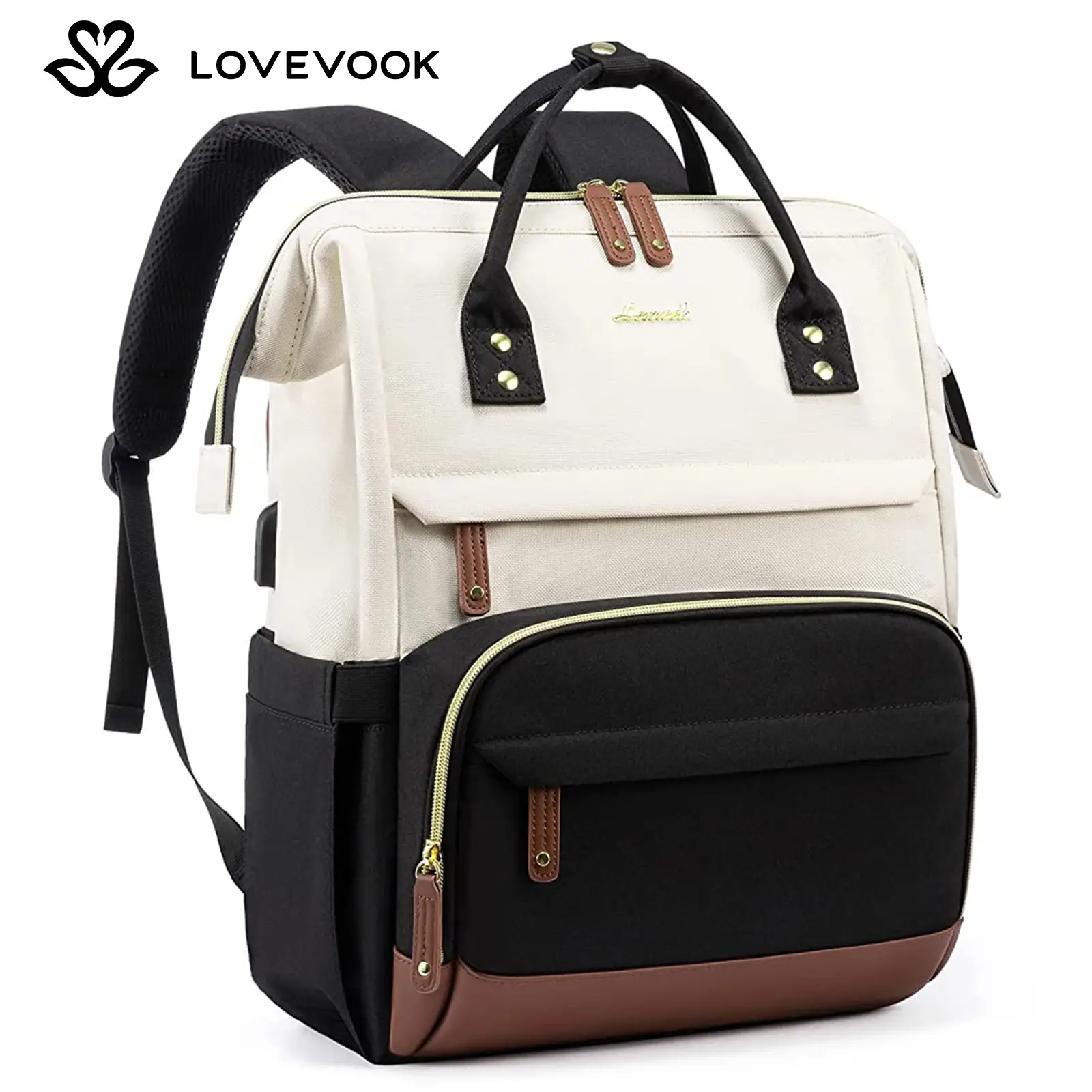 LOVEVOOK 15.6-17.3 Laptop Backpack for Women, Backpack Purse for Girls with Anti-Theft Pocket, Nurse and College.