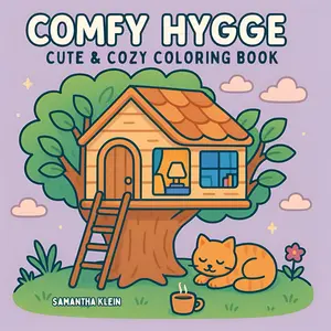 Comfy Hygge: Cute & Cozy Coloring Book Paperback