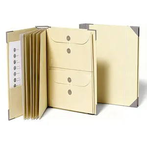 Portable File Organizer, Large-Capacity Multi-Pocket Emergency Folder, Organizes Important Documents, Used For Storing Personal Information Records, Family Document Organizing Storage Bag, Practical Family Gift, Perfect Housewarming Gift.