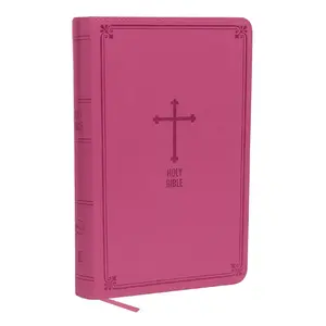 NKJV, Deluxe Gift Bible, Leathersoft, Pink, Red Letter, Comfort Print: Holy Bible, New King James Version