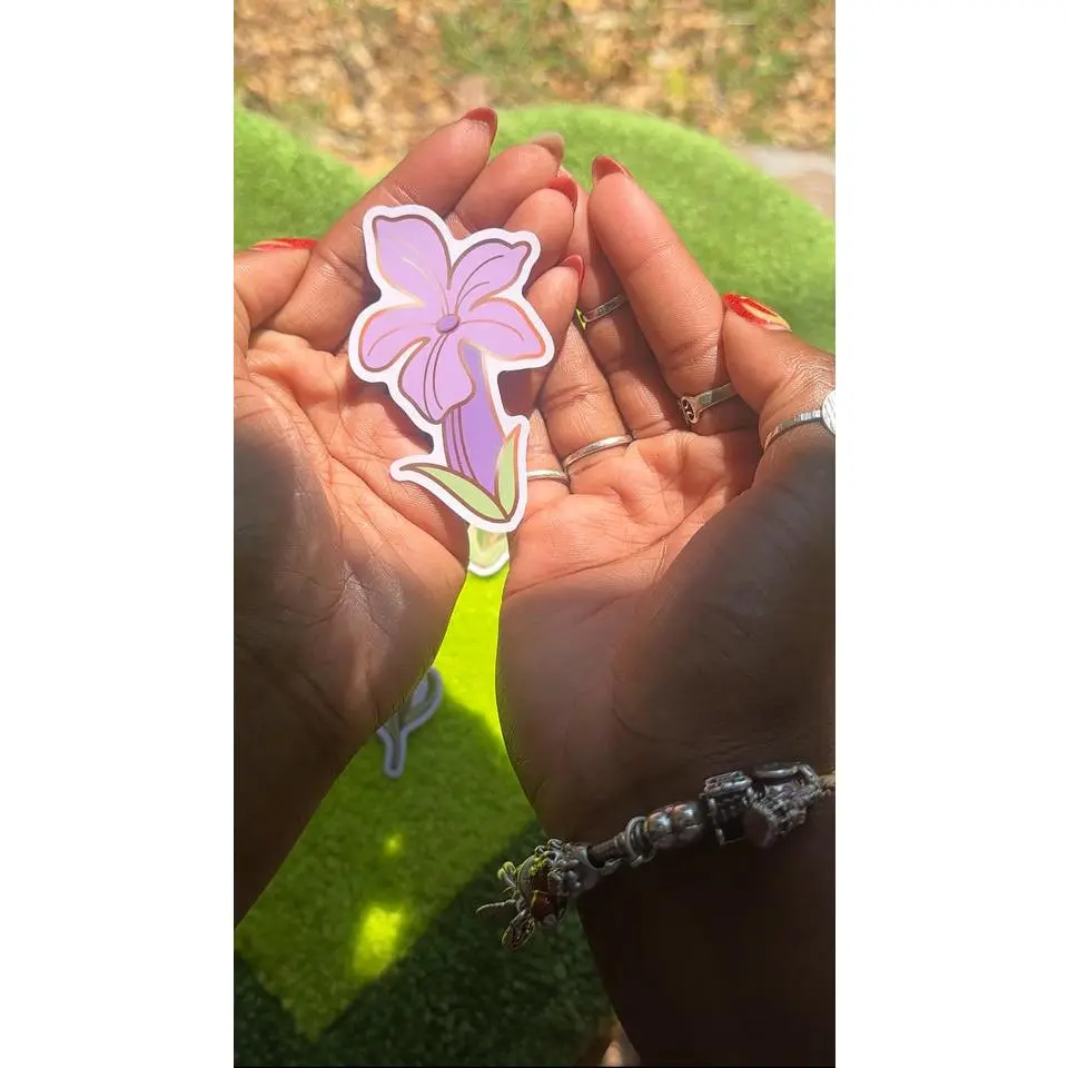 Lavender Bud Sticker