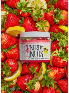 Strawberry Squeeze Almond Butter Treat