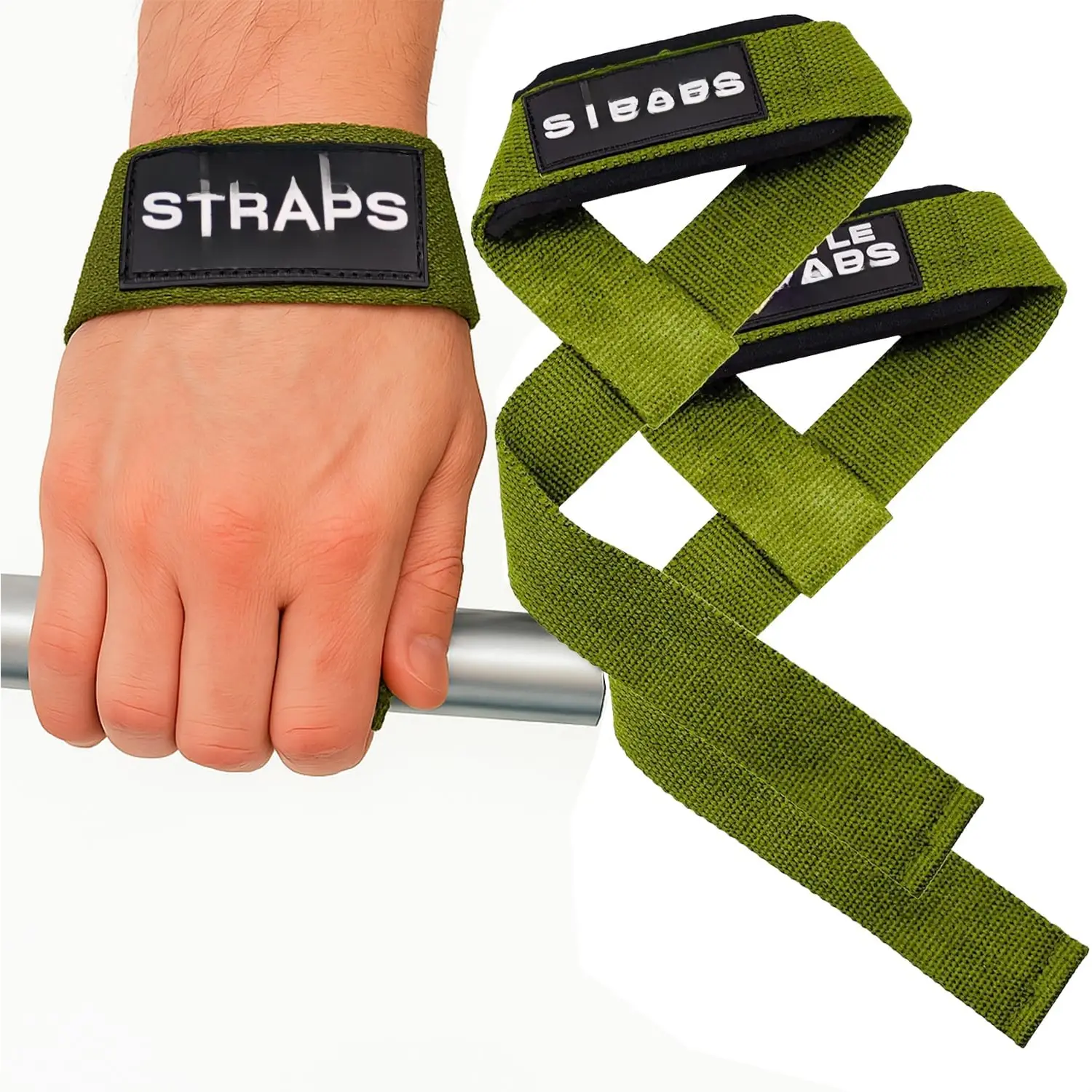 Weightlifting Straps-  Padded Lifting Strap for Superior Grip & Comfort- Gym Straps for Deadlifts, Rows & Pull-Ups- Boost Strength & Reduce Grip  for Bodybuilding