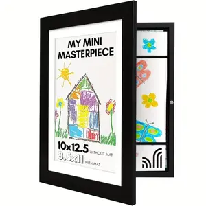 Art Frame Replacement Panel, 8.5x11 Inch Front Opening Kids Art Project Display, Ideal for Christmas Gifts & Graduation Photos