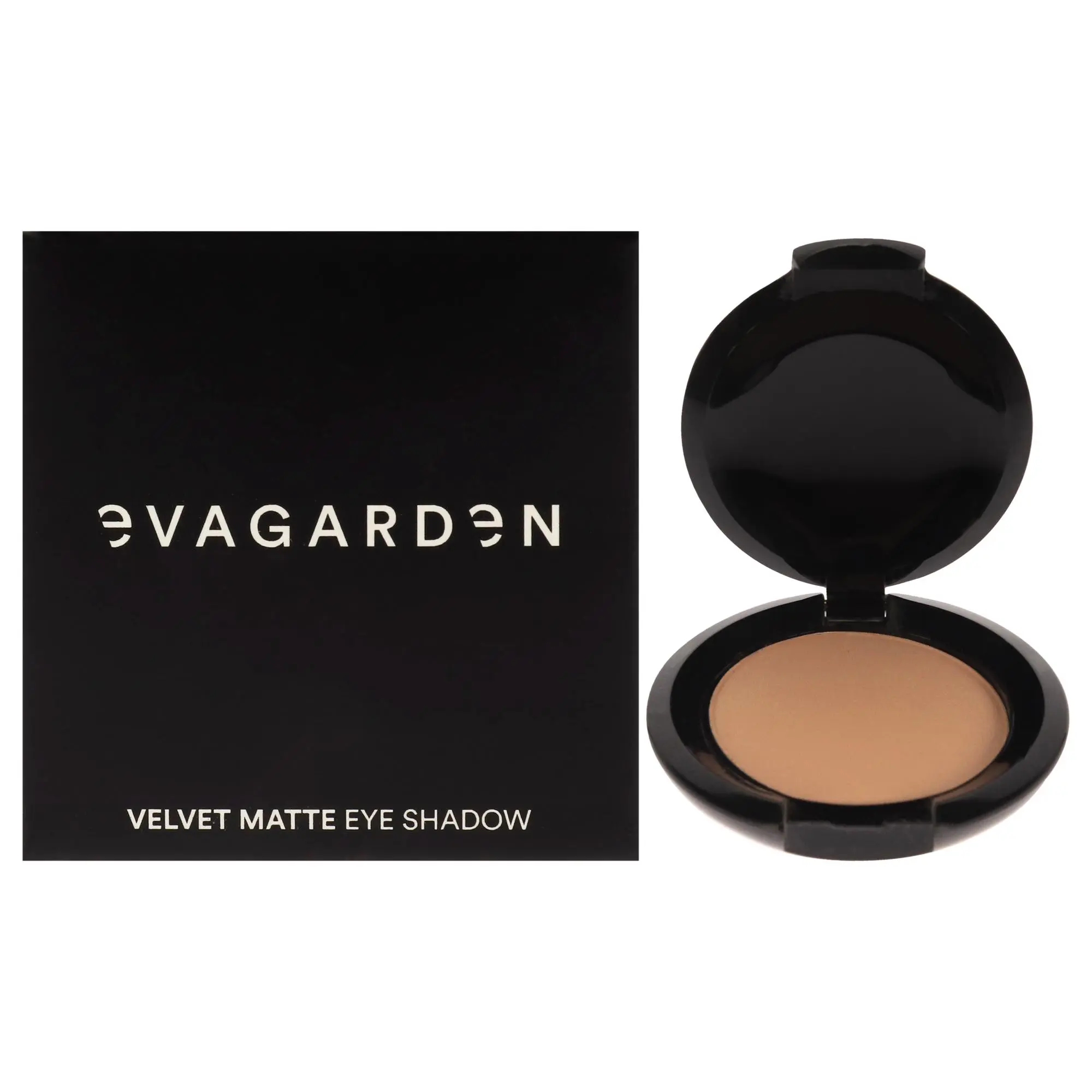 Evagarden Women's Velvet Matte Powder Eyeshadow - Shade 122 Dusty Coral, 0.08 oz Compact Cosmetic for Eye Makeup, 0.08Oz