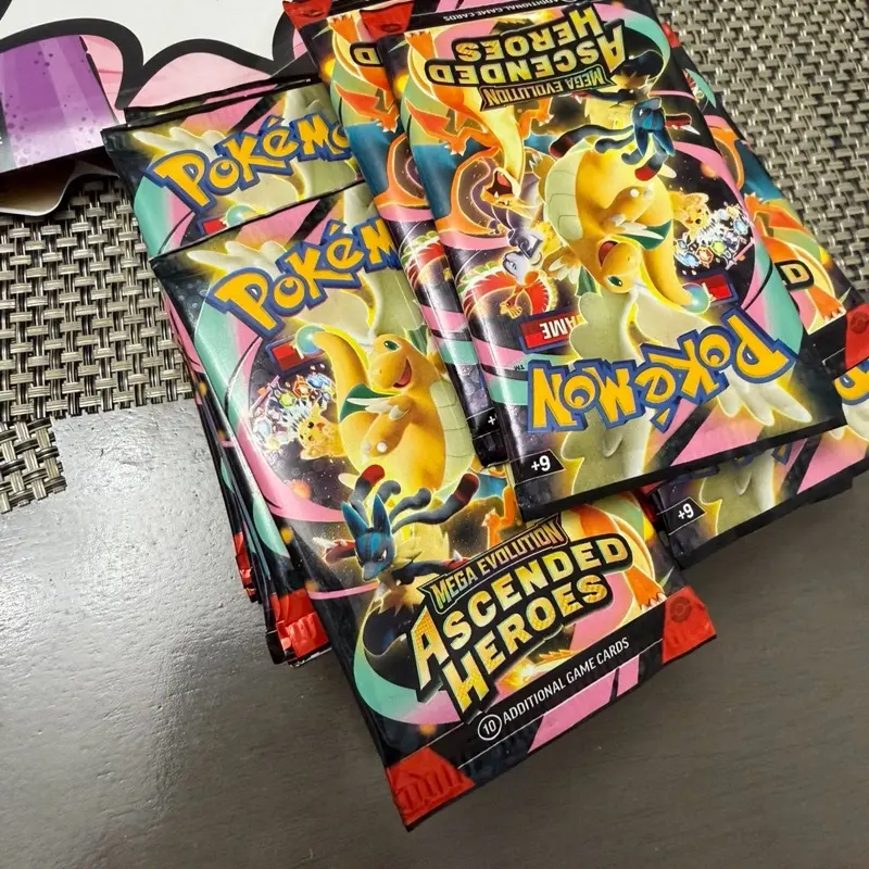 Pokemon ascended heroes booster pack rip and ship
