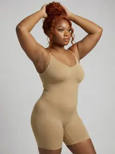 ILARIA CurveHold Seamless Shaping Bodysuit - Cream Firm Compression Waist Smoothing Suit