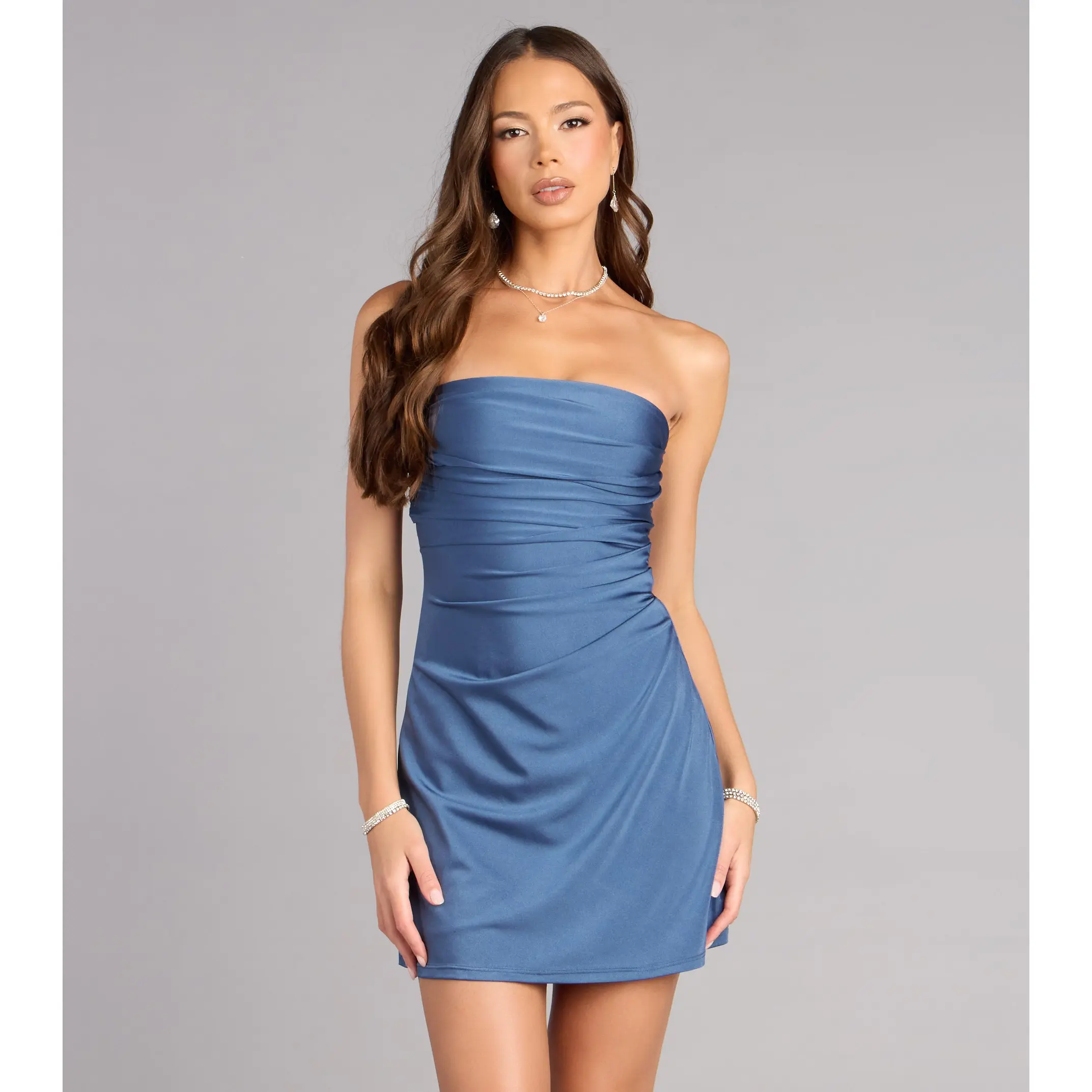 Last Call Strapless Mini Dress Last Call Strapless Mini Dress