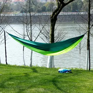 Nylon Portable Hammock - Portable Fabric Hammock, Lightweight Design, Ideal for Travel and Outdoor Activities sturdy metal