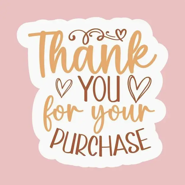 Thank You for Your Purchase Round Neck Cotton Tee for Everyday Wear & Streetwear Unisex Fit S-4XL Casual Breathable Top