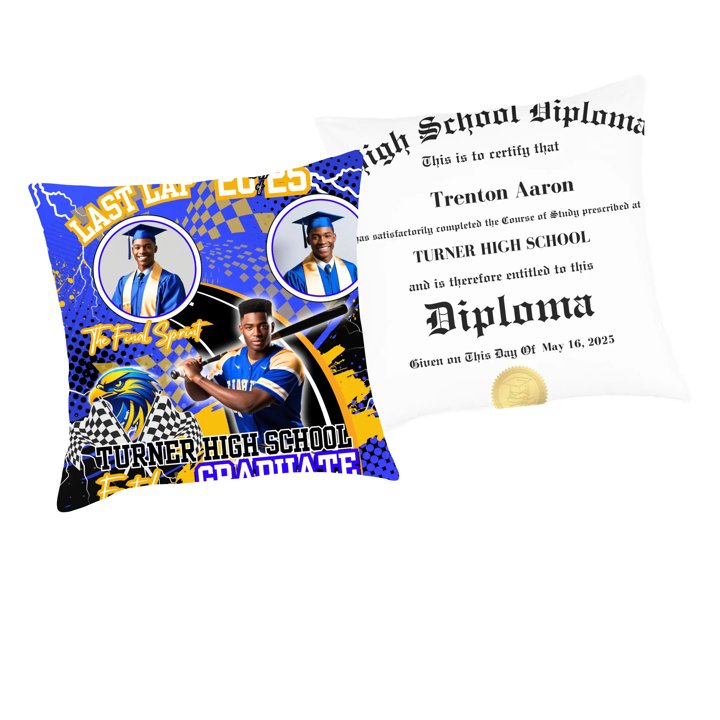 Custom Keepsake Pillows | Personalized Photo Pillows with Name