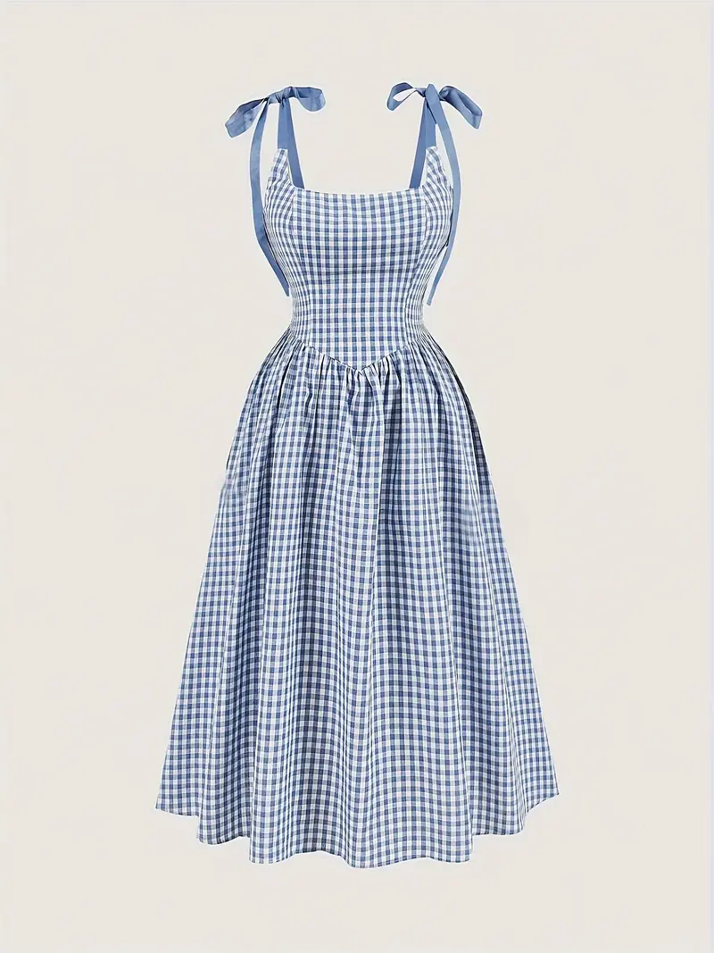 blue and white gingham dress - TikTok Shop blue and white gingham dress - TikTok Shop