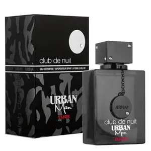 Armaf Club De Nuit Urban Man Elixir for Men Eau de Parfum Spray, 3.6 Ounce | Long Lasting | notes of Bergamot, Pink Pepper, Jasmine, Lavender, Amber