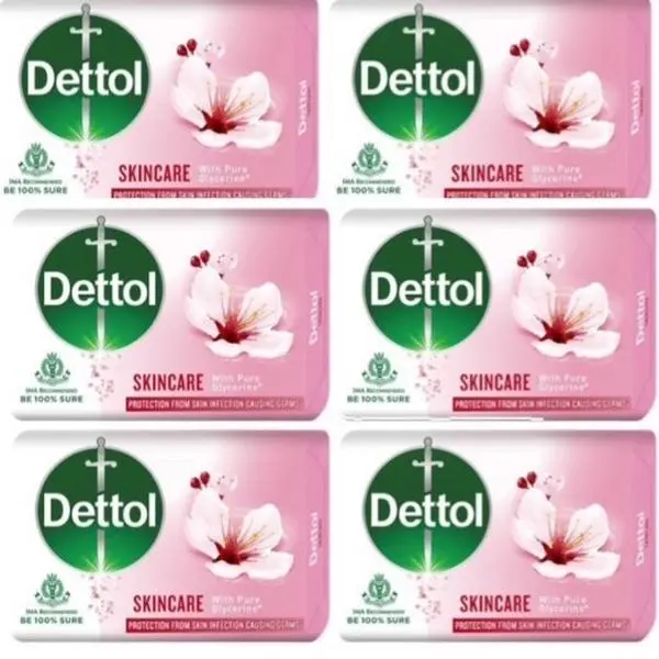 Dettol Soap skincare 6 Pack, Skincare 100 g