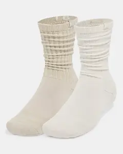 Under Armour Sportstyle Cotton Scrunch Unisex 2-Pack Crew Socks