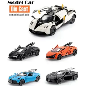 1:43 Scale 4 Inch Die Cast Model Race Car Toy with Pullback Action Alloy Model Car for Collection and Ornament Birthday Gift Boy