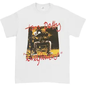 Tom Petty And The Heartbreakers WILDFLOWERS CONCERT Men's T-shirt Fullsize Casual Cotton Fabric Menswear