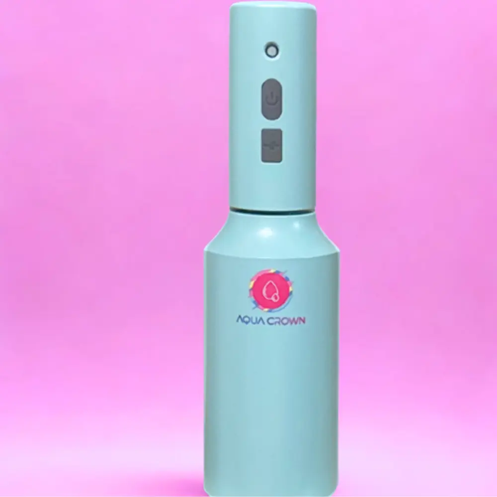 Mint Spritzer + Pink Logo