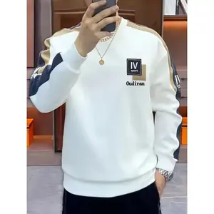 2025 New Fashion Trend Versatile Round Neck Stylish High-End Casual Long Sleeve Unisex Sweatshirt Suitable for Daily Outings and Fashion Parties