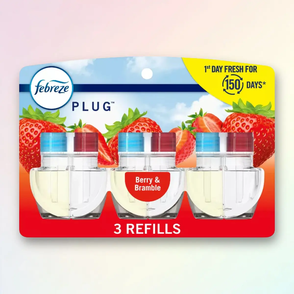 Febreze Plug Triple Refill Berry & Bramble 3ct - Air Freshener Refills, 3 Pack Febreze Plug Triple Refill Berry & Bramble 3ct - Air Freshener Refills, 3 Pack