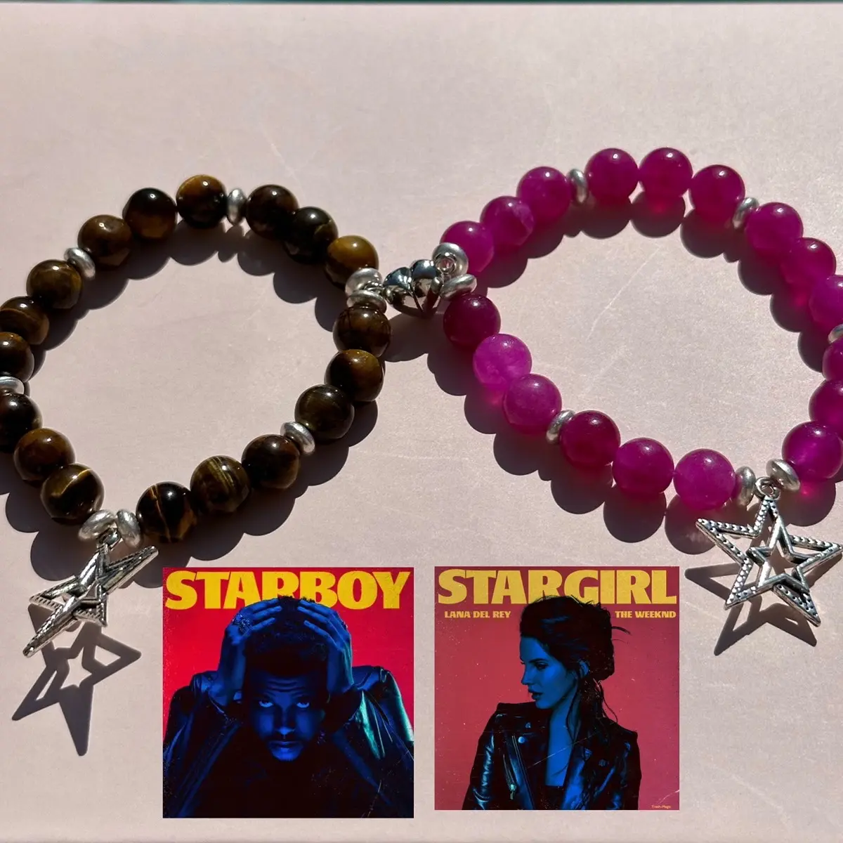 Stargirl and Starboy magnetic matching bracelets
