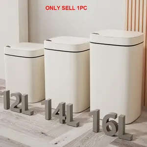Smart Trash Can High Aesthetic Home Induction Garbage Bin with Lid, Large Capacity Bathroom Waste Basket, Ideal Gift for Cross-Border Use, Automatic Trash Can