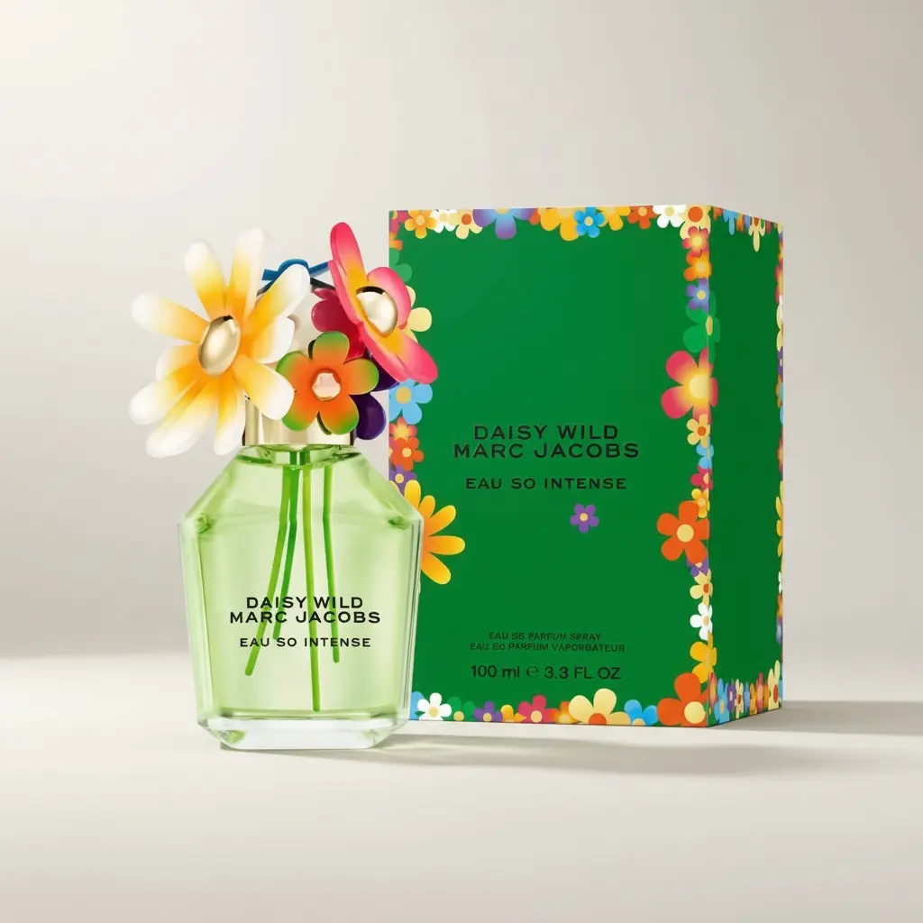 Marc Jacobs Daisy Wild Eau so Intense for Women, Women Perfumes, Edp, Intense Floral, Jasmine & Amber, Sweet Fruit, Tropical Opening, Single Bottle