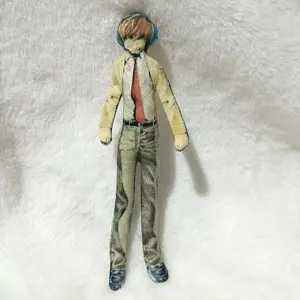 Anime Light Yagami L Plush Light Yagami L Plushies Doll Slender Twistable Shape Stuffed Toys room Decoration Festival Gift 28cm