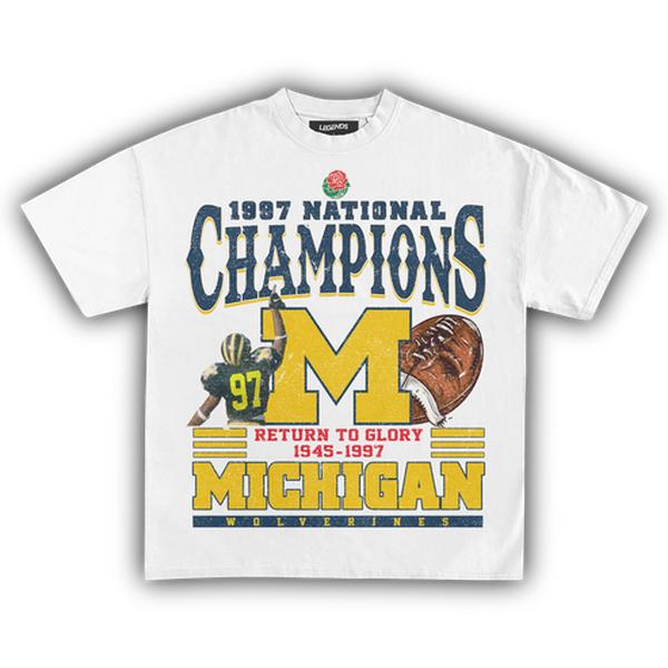 1997 MICHIGAN WOLVERINES NATIONAL CHAMPIONS Graphic Tee |Tshirt| Sweatshirt| Hoodie