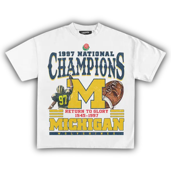 1997 MICHIGAN WOLVERINES NATIONAL CHAMPIONS Graphic Tee |Tshirt| Sweatshirt| Hoodie