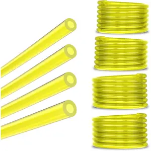 4 Size Gas  Line Hose Tubing 4 ft. Each for Small Engine Chainsaw Lawn Mower String Trimmer WeedEater Blower Model Parts I.D x O.D 1/8" x 3/16" 3/32" x 3/16" 1/8" x 1/4" .08" x .14"